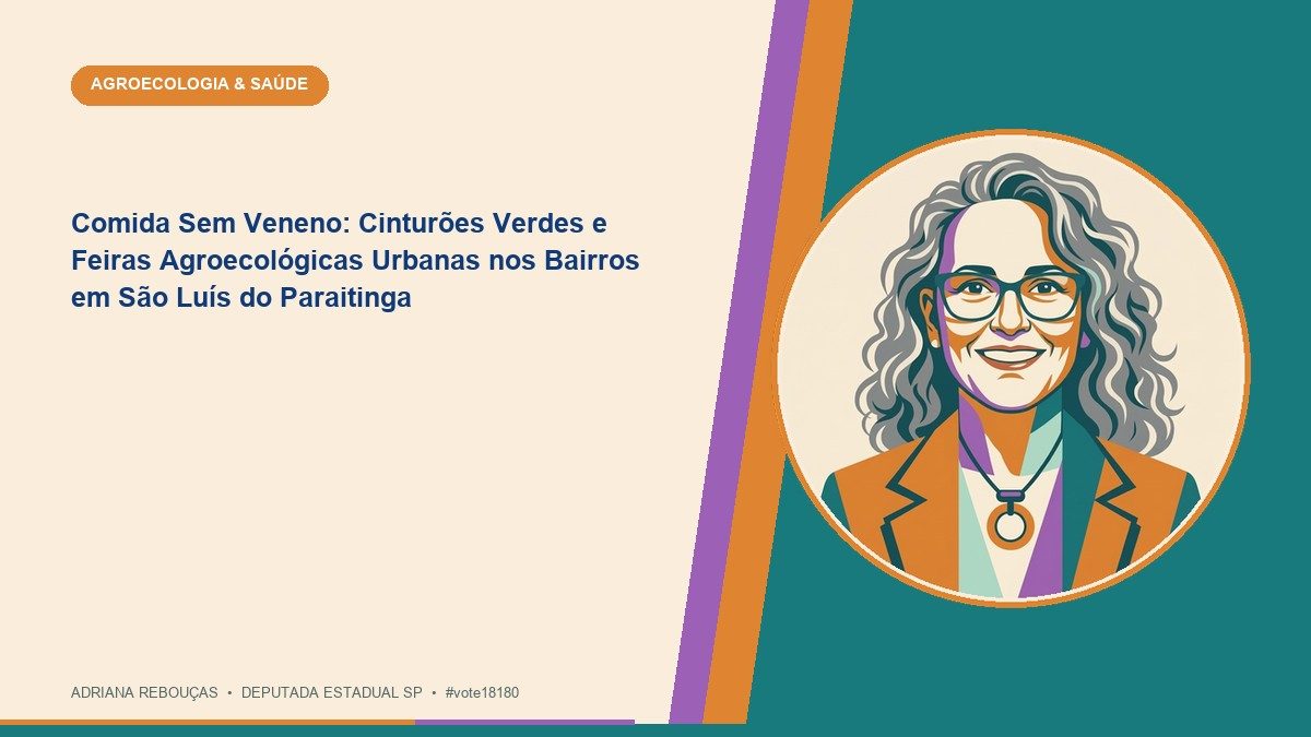 Comida Sem Veneno: Cinturões Verdes e Feiras Agroecológicas Urbanas nos Bairros em São Luís do Paraitinga